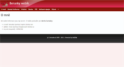 Desktop Screenshot of berunka.teptin.net